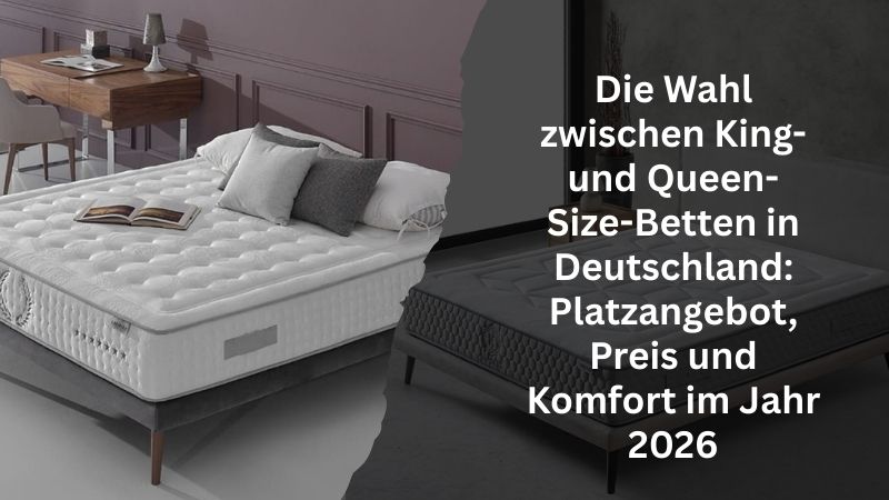 Die Wahl zwischen King- und Queen-Size-Betten in Deutschland: Platzangebot, Preis und Komfort im Jahr 2026