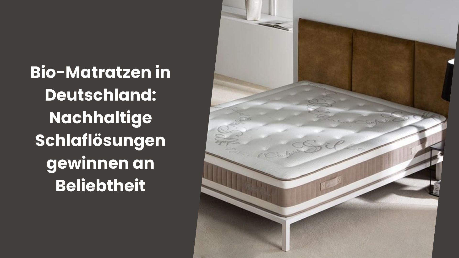 Bio-Matratzen in Deutschland: Nachhaltige Schlaflösungen gewinnen an Beliebtheit