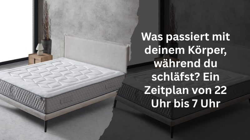 Was passiert mit deinem Körper, während du schläfst? Ein Zeitplan von 22 Uhr bis 7 Uhr