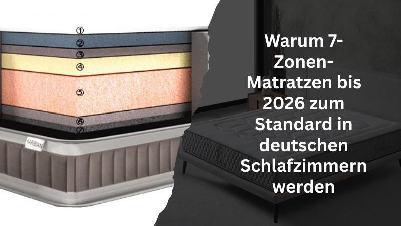 Warum 7-Zonen-Matratzen bis 2026 zum Standard in deutschen Schlafzimmern werden