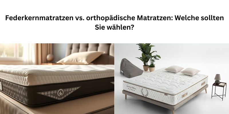 Federkernmatratzen vs. orthopädische Matratzen: Welche sollten Sie wählen?