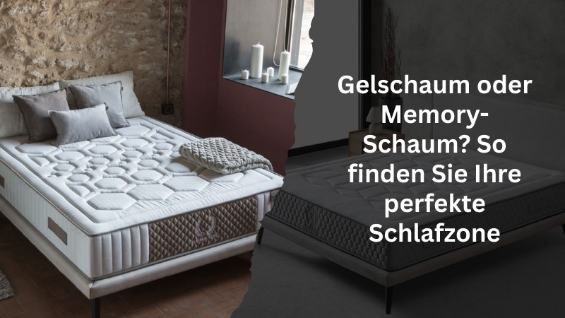 Gelschaum oder Memory-Schaum? So finden Sie Ihre perfekte Schlafzone